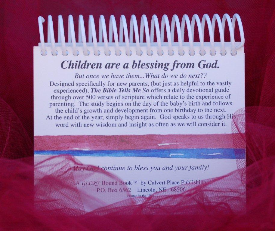 Baby Gift - The Bible Tells Me So