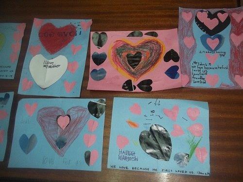 sunday school valentine crafts